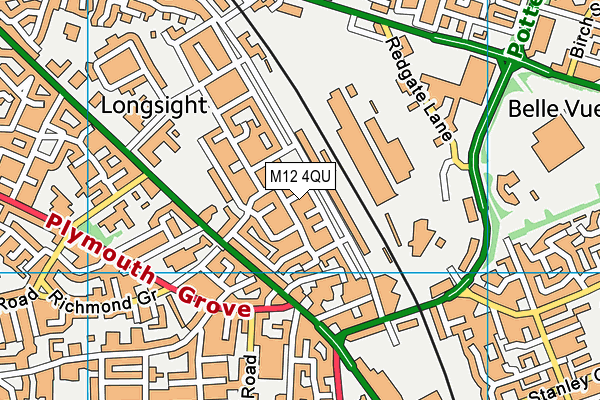 M12 4QU map - OS VectorMap District (Ordnance Survey) M12 4QU map - OS VectorMap District (Ordnance Survey)
