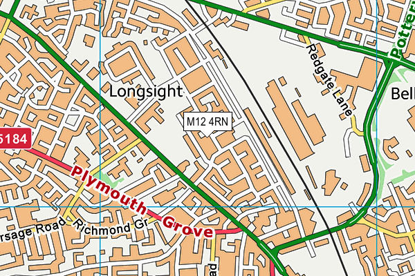 M12 4RN map - OS VectorMap District (Ordnance Survey) M12 4RN map - OS VectorMap District (Ordnance Survey)
