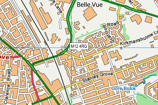 M12 4RQ map - OS VectorMap District (Ordnance Survey) M12 4RQ map - OS VectorMap District (Ordnance Survey)