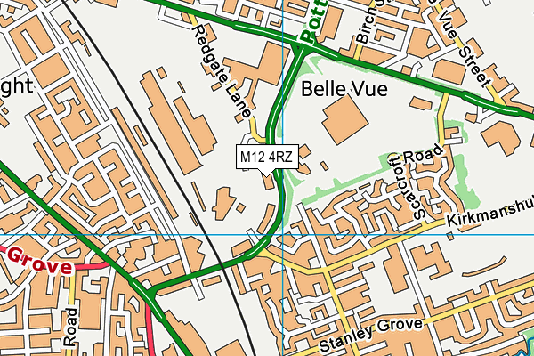 M12 4RZ map - OS VectorMap District (Ordnance Survey) M12 4RZ map - OS VectorMap District (Ordnance Survey)