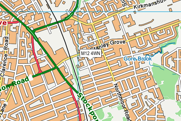 M12 4WN map - OS VectorMap District (Ordnance Survey) M12 4WN map - OS VectorMap District (Ordnance Survey)