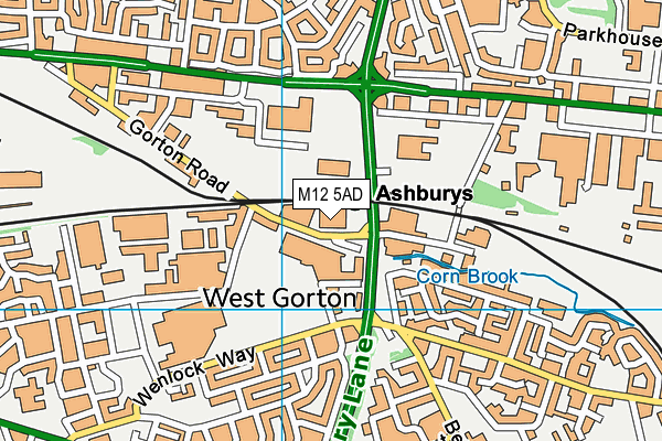 M12 5AD map - OS VectorMap District (Ordnance Survey) M12 5AD map - OS VectorMap District (Ordnance Survey)