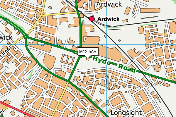 M12 5AR map - OS VectorMap District (Ordnance Survey) M12 5AR map - OS VectorMap District (Ordnance Survey)