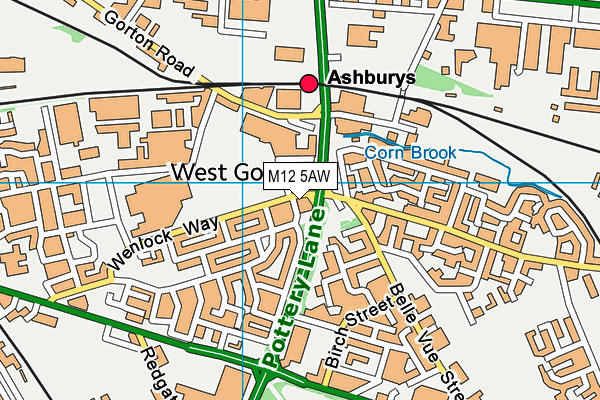 M12 5AW map - OS VectorMap District (Ordnance Survey) M12 5AW map - OS VectorMap District (Ordnance Survey)