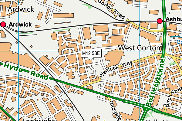 M12 5BE map - OS VectorMap District (Ordnance Survey) M12 5BE map - OS VectorMap District (Ordnance Survey)