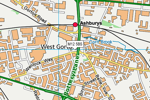 M12 5BS map - OS VectorMap District (Ordnance Survey) M12 5BS map - OS VectorMap District (Ordnance Survey)