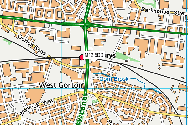 M12 5DD map - OS VectorMap District (Ordnance Survey) M12 5DD map - OS VectorMap District (Ordnance Survey)