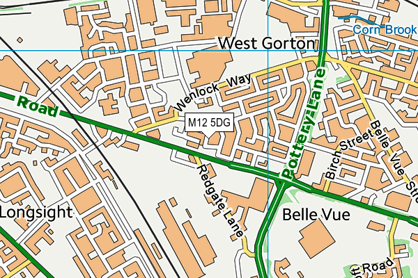 M12 5DG map - OS VectorMap District (Ordnance Survey) M12 5DG map - OS VectorMap District (Ordnance Survey)