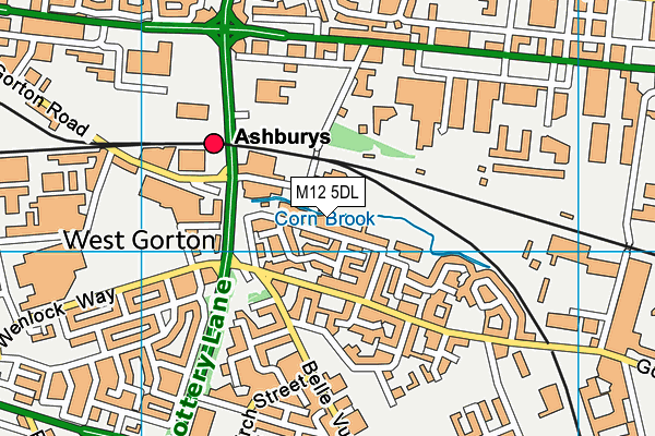 M12 5DL map - OS VectorMap District (Ordnance Survey) M12 5DL map - OS VectorMap District (Ordnance Survey)
