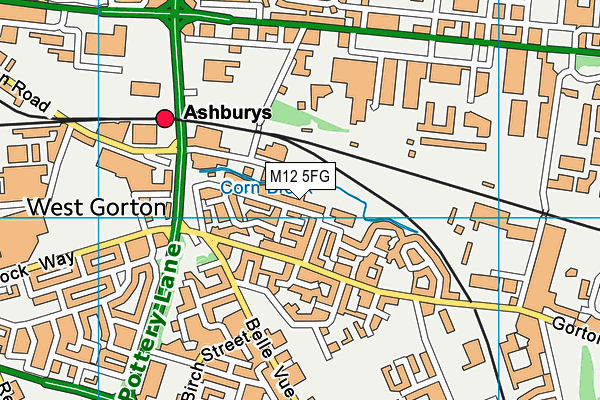 M12 5FG map - OS VectorMap District (Ordnance Survey) M12 5FG map - OS VectorMap District (Ordnance Survey)