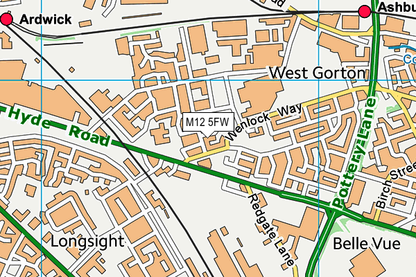 M12 5FW map - OS VectorMap District (Ordnance Survey) M12 5FW map - OS VectorMap District (Ordnance Survey)