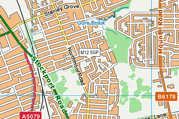 M12 5GP map - OS VectorMap District (Ordnance Survey) M12 5GP map - OS VectorMap District (Ordnance Survey)