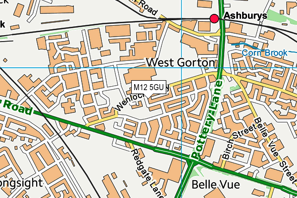 M12 5GU map - OS VectorMap District (Ordnance Survey) M12 5GU map - OS VectorMap District (Ordnance Survey)