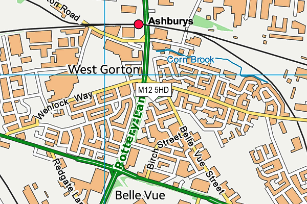 M12 5HD map - OS VectorMap District (Ordnance Survey) M12 5HD map - OS VectorMap District (Ordnance Survey)