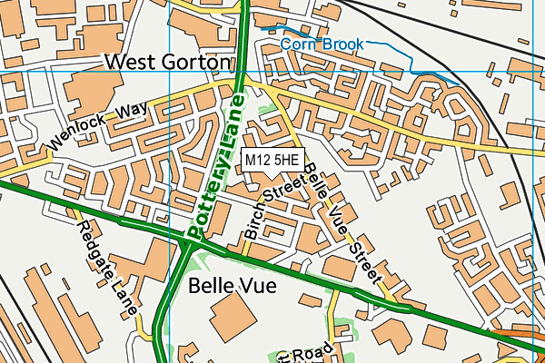 M12 5HE map - OS VectorMap District (Ordnance Survey) M12 5HE map - OS VectorMap District (Ordnance Survey)