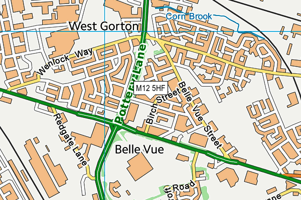 M12 5HF map - OS VectorMap District (Ordnance Survey) M12 5HF map - OS VectorMap District (Ordnance Survey)