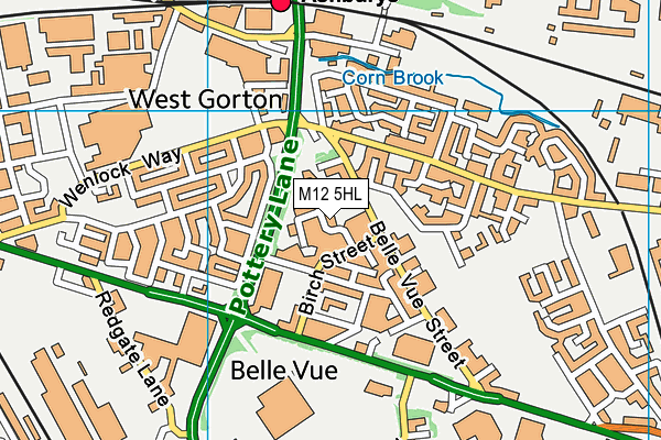 M12 5HL map - OS VectorMap District (Ordnance Survey) M12 5HL map - OS VectorMap District (Ordnance Survey)