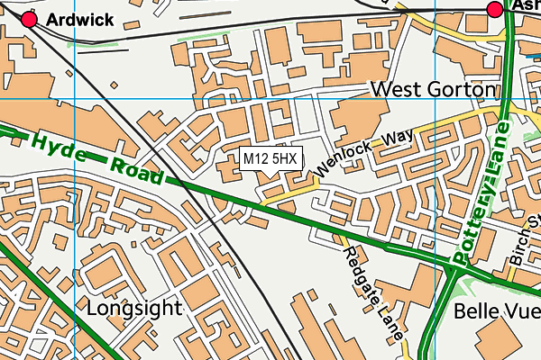 M12 5HX map - OS VectorMap District (Ordnance Survey) M12 5HX map - OS VectorMap District (Ordnance Survey)