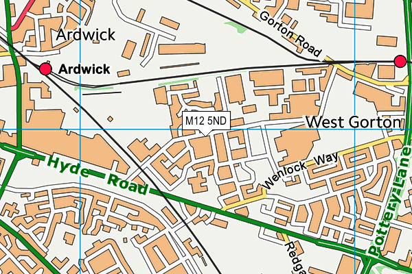 M12 5ND map - OS VectorMap District (Ordnance Survey) M12 5ND map - OS VectorMap District (Ordnance Survey)