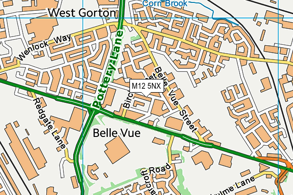 M12 5NX map - OS VectorMap District (Ordnance Survey) M12 5NX map - OS VectorMap District (Ordnance Survey)