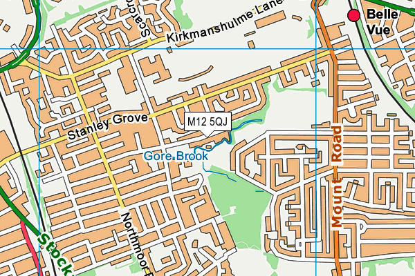 M12 5QJ map - OS VectorMap District (Ordnance Survey) M12 5QJ map - OS VectorMap District (Ordnance Survey)