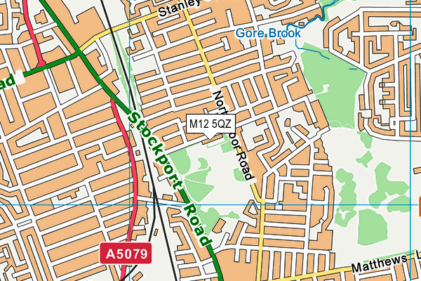 M12 5QZ map - OS VectorMap District (Ordnance Survey) M12 5QZ map - OS VectorMap District (Ordnance Survey)