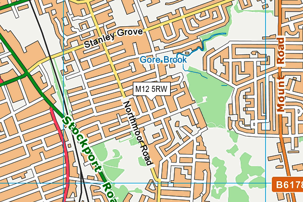 M12 5RW map - OS VectorMap District (Ordnance Survey) M12 5RW map - OS VectorMap District (Ordnance Survey)