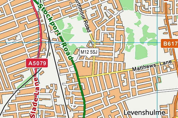 M12 5SJ map - OS VectorMap District (Ordnance Survey) M12 5SJ map - OS VectorMap District (Ordnance Survey)