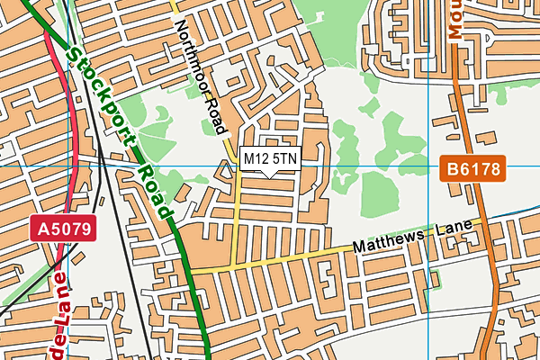 M12 5TN map - OS VectorMap District (Ordnance Survey) M12 5TN map - OS VectorMap District (Ordnance Survey)