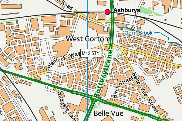 M12 5TY map - OS VectorMap District (Ordnance Survey) M12 5TY map - OS VectorMap District (Ordnance Survey)