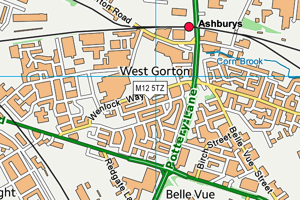 M12 5TZ map - OS VectorMap District (Ordnance Survey) M12 5TZ map - OS VectorMap District (Ordnance Survey)