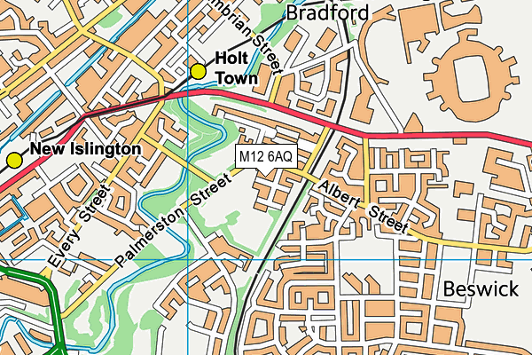 M12 6AQ map - OS VectorMap District (Ordnance Survey) M12 6AQ map - OS VectorMap District (Ordnance Survey)