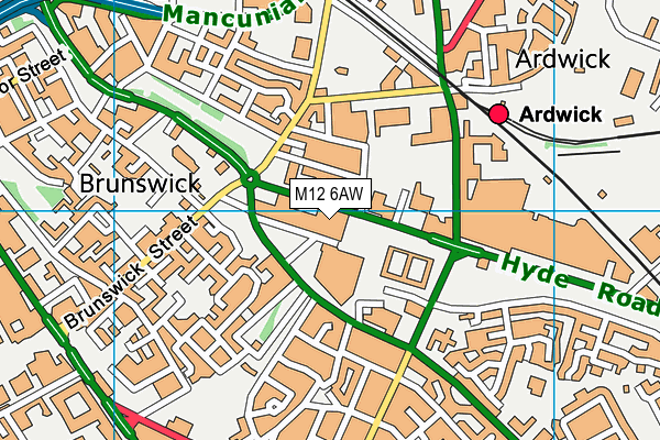 M12 6AW map - OS VectorMap District (Ordnance Survey) M12 6AW map - OS VectorMap District (Ordnance Survey)