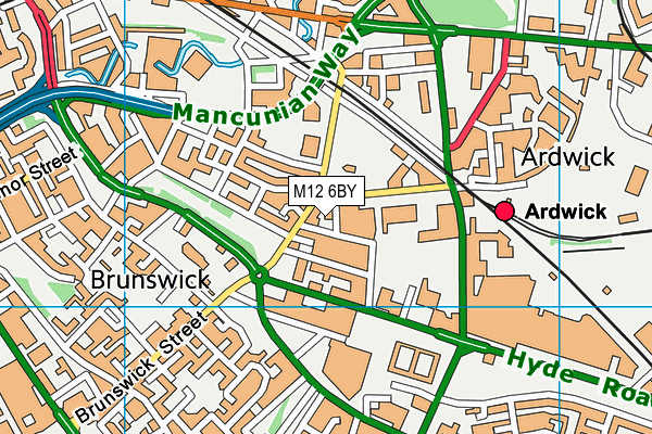 M12 6BY map - OS VectorMap District (Ordnance Survey) M12 6BY map - OS VectorMap District (Ordnance Survey)