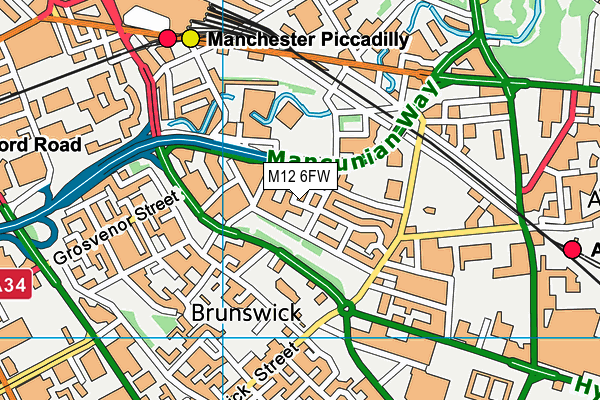 M12 6FW map - OS VectorMap District (Ordnance Survey) M12 6FW map - OS VectorMap District (Ordnance Survey)