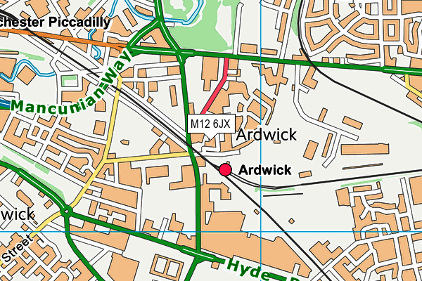 M12 6JX map - OS VectorMap District (Ordnance Survey) M12 6JX map - OS VectorMap District (Ordnance Survey)