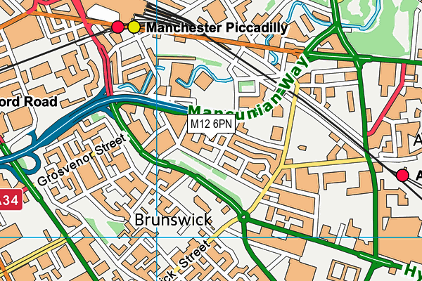 M12 6PN map - OS VectorMap District (Ordnance Survey) M12 6PN map - OS VectorMap District (Ordnance Survey)
