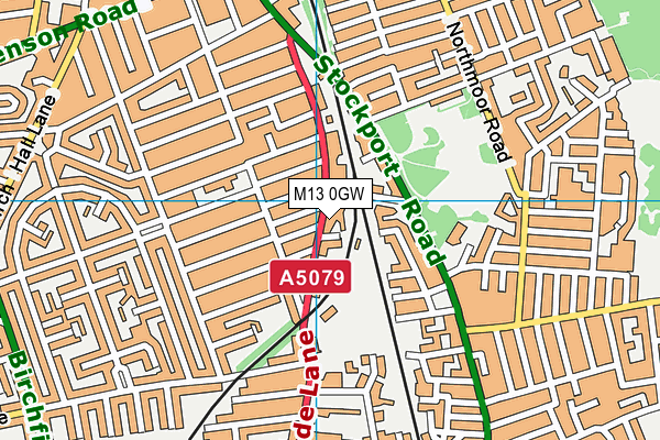 M13 0GW map - OS VectorMap District (Ordnance Survey) M13 0GW map - OS VectorMap District (Ordnance Survey)