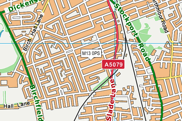 M13 0PS map - OS VectorMap District (Ordnance Survey) M13 0PS map - OS VectorMap District (Ordnance Survey)