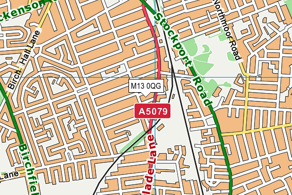 M13 0QG map - OS VectorMap District (Ordnance Survey) M13 0QG map - OS VectorMap District (Ordnance Survey)