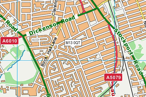 M13 0QT map - OS VectorMap District (Ordnance Survey) M13 0QT map - OS VectorMap District (Ordnance Survey)