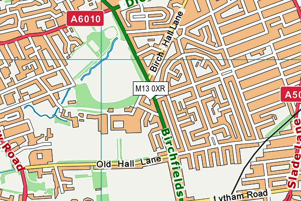 M13 0XR map - OS VectorMap District (Ordnance Survey) M13 0XR map - OS VectorMap District (Ordnance Survey)