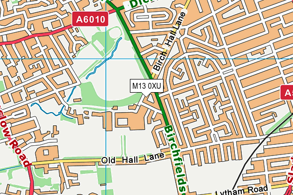 M13 0XU map - OS VectorMap District (Ordnance Survey) M13 0XU map - OS VectorMap District (Ordnance Survey)