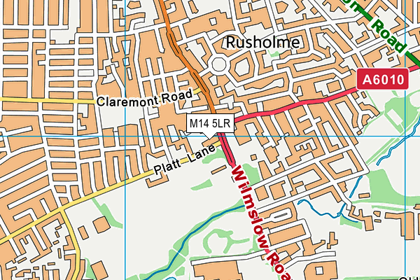 M14 5LR map - OS VectorMap District (Ordnance Survey) M14 5LR map - OS VectorMap District (Ordnance Survey)