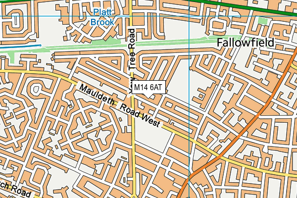 M14 6AT map - OS VectorMap District (Ordnance Survey) M14 6AT map - OS VectorMap District (Ordnance Survey)