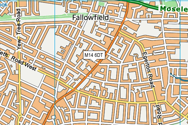 M14 6DT map - OS VectorMap District (Ordnance Survey) M14 6DT map - OS VectorMap District (Ordnance Survey)