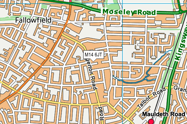 M14 6JT map - OS VectorMap District (Ordnance Survey) M14 6JT map - OS VectorMap District (Ordnance Survey)