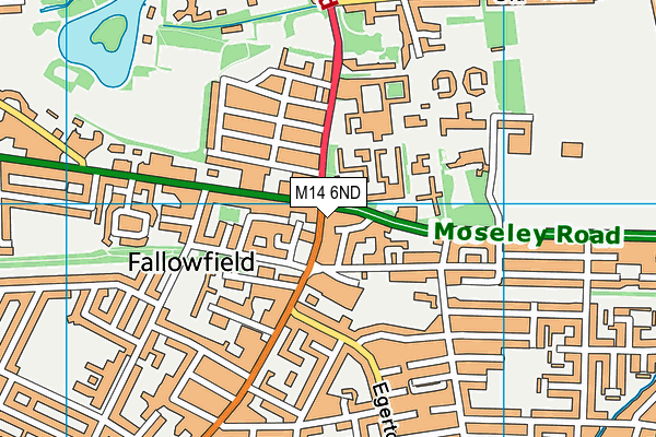 M14 6ND map - OS VectorMap District (Ordnance Survey) M14 6ND map - OS VectorMap District (Ordnance Survey)