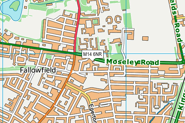 M14 6NR map - OS VectorMap District (Ordnance Survey) M14 6NR map - OS VectorMap District (Ordnance Survey)