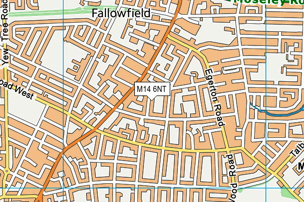M14 6NT map - OS VectorMap District (Ordnance Survey) M14 6NT map - OS VectorMap District (Ordnance Survey)